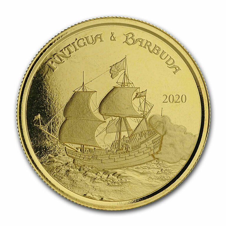 Read more about the article 2020 Antigua and Barbuda 1 oz Gold Rum Runner BU – SKU#217183