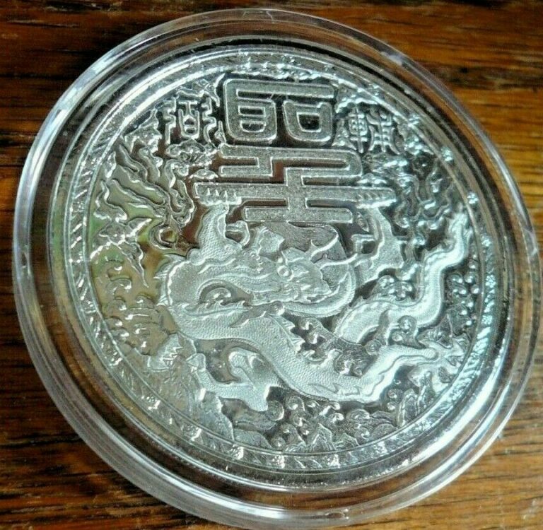 Read more about the article 2018 Cameroon Imperial Dragon 1 oz .999 Silver Round Coin Mintage 25 000 Only!