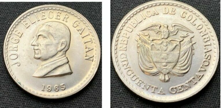 Read more about the article BU Colombia 20 Centavos 1965 Gaitan Coin Condition Rarity  #K049