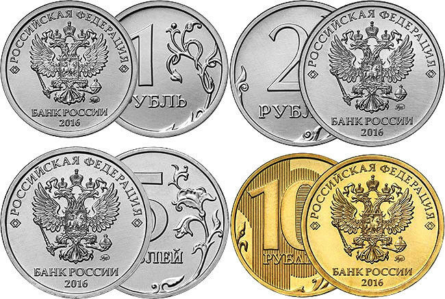 Read more about the article Current Russian 4 new Coins Full Set 1 2 5 10 Rubles Russian Empire Eagle Rare