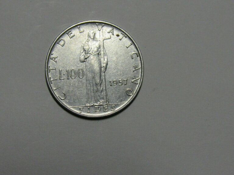 Read more about the article Old Vatican City Coin – 1957 100 Lire – Circulated