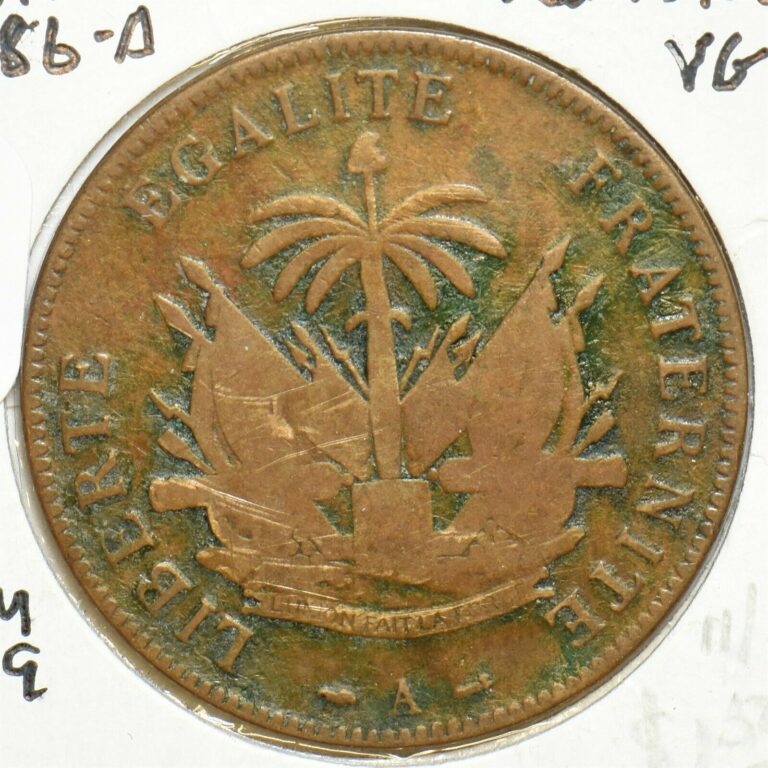 Read more about the article Haiti 1886 A 2 Centimes 197359 combine shipping