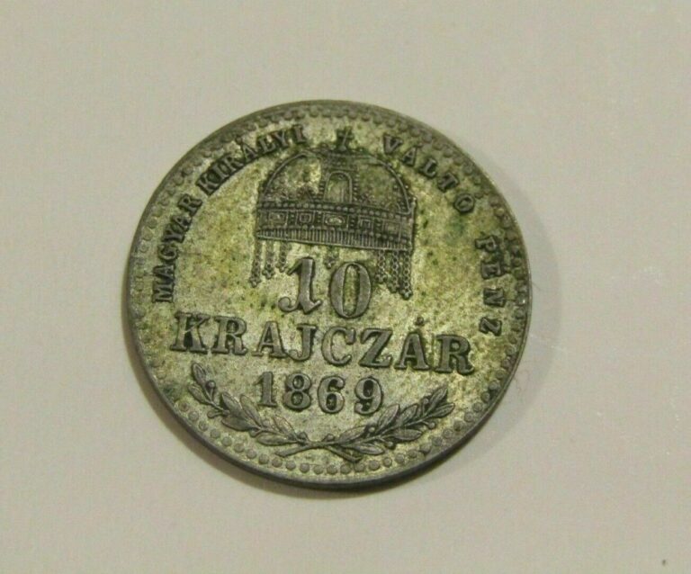 Read more about the article Hungary 1869-KB 10 Krajczar Silver Coin