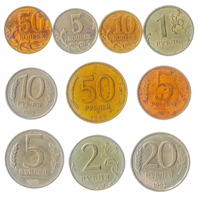 Read more about the article 10 DIFFERENT RUSSIAN FEDERATION COINS: FOREIGN CURRENCY KOPEKS RUBLES  1991-2018