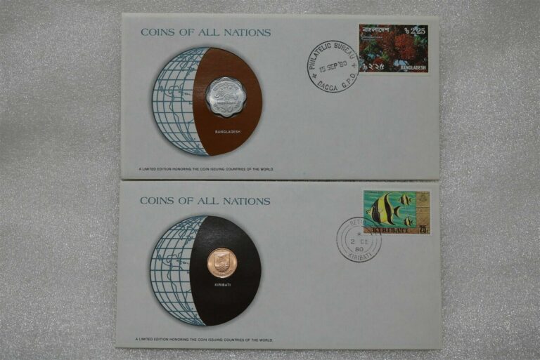 Read more about the article COINS OF ALL NATIONS KIRIBATI + BANGLADESH B38 #9