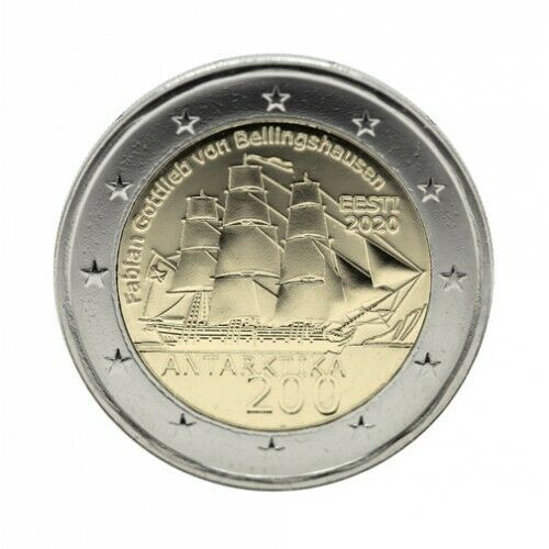 Read more about the article Estonia 2 euro 2020 commemorative coin 200th Anniversary Discovery of Antarctica