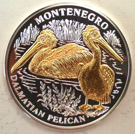 Read more about the article Liberia 2006 Montenegro Pelican Diamond 10 Dollars Silver Coin Proof