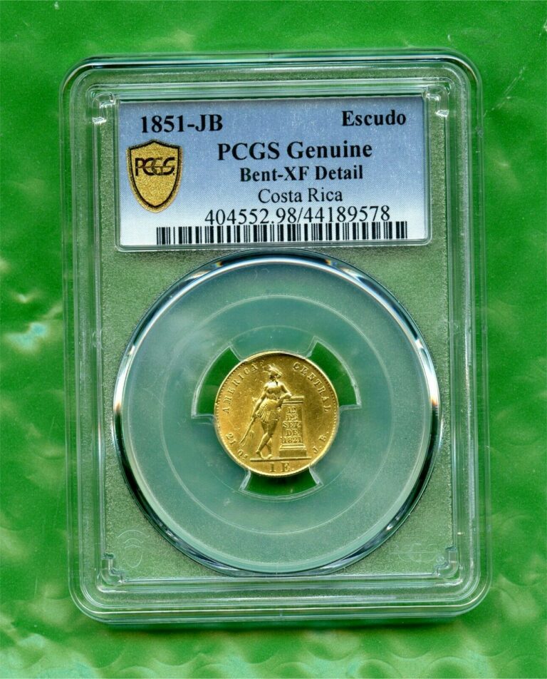 Read more about the article 1851-JB Costa Rica Gold Escudo PCGS