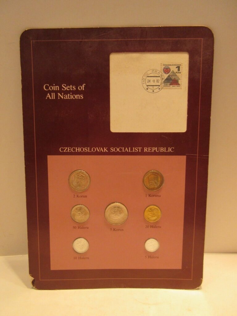 Read more about the article Coins of All Nations Czechoslovak Socialist Republic Korun Copper-Nickel Coins