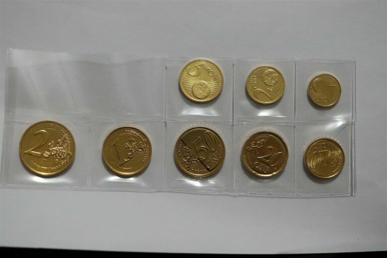 Read more about the article SLOVAKIA 2009 COIN SET GOLD PLATED B36 #176