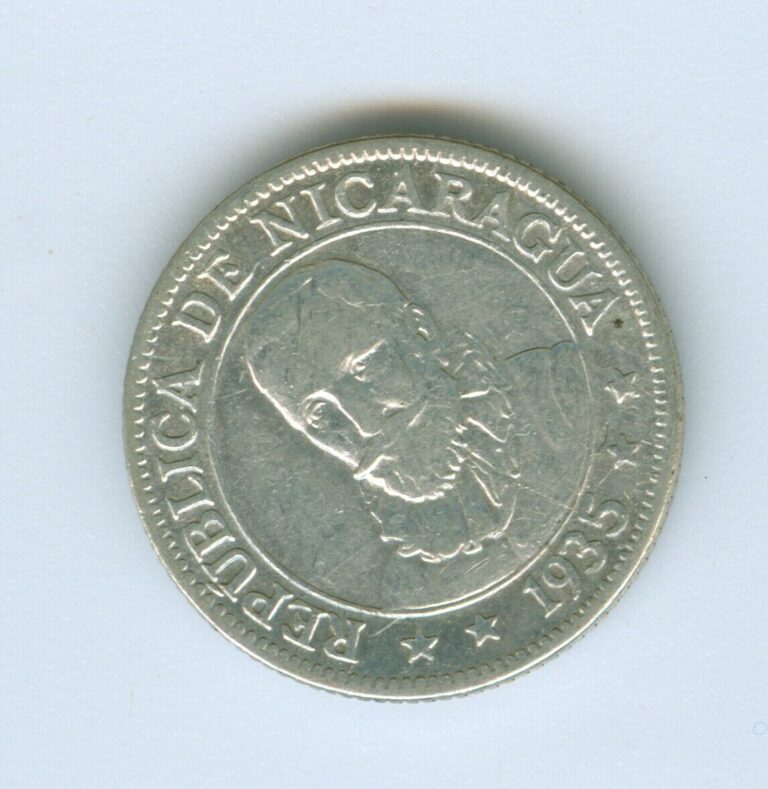 Read more about the article NICARAGUA 1935 TEN CENTAVOS–CIRCULATED–SILVER