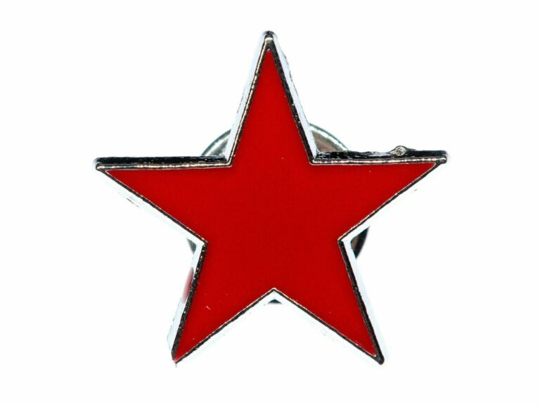 Read more about the article Star Brooch Pin Miniblings Pin Star Enamel Enamelled Che Cuba Red