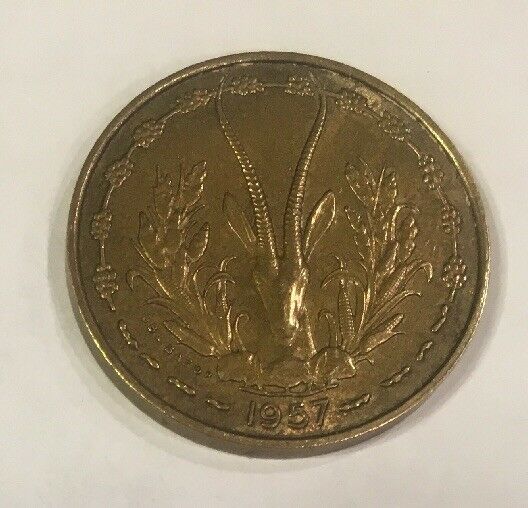 Read more about the article 1957 CBL BAZOR AFRIQUE OCCIDENTALE FRANCAISE TOGO 10 FRANCS COIN