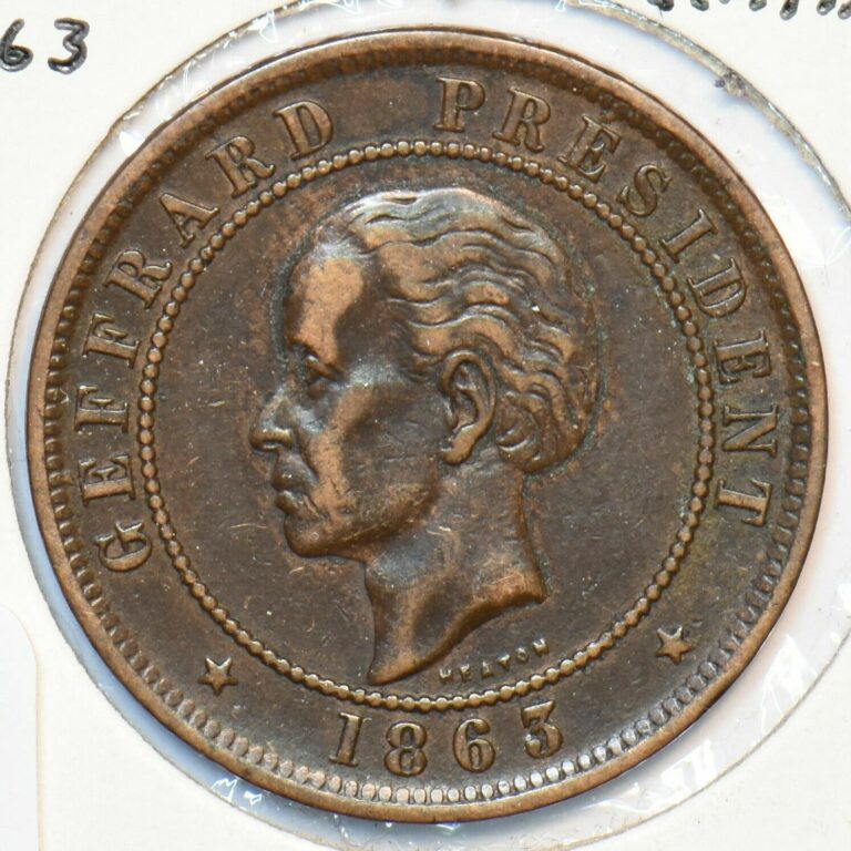 Read more about the article Haiti 1863 20 Centimes 295600 combine shipping