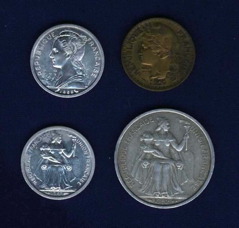 Read more about the article AFRICA GROUP LOT OF (4) COINS  INCLUDES: FRENCH CAMEROON  FRENCH SOMALILAND  and