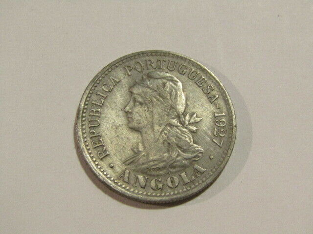 Read more about the article Angola 1927 20 Centavos Coin