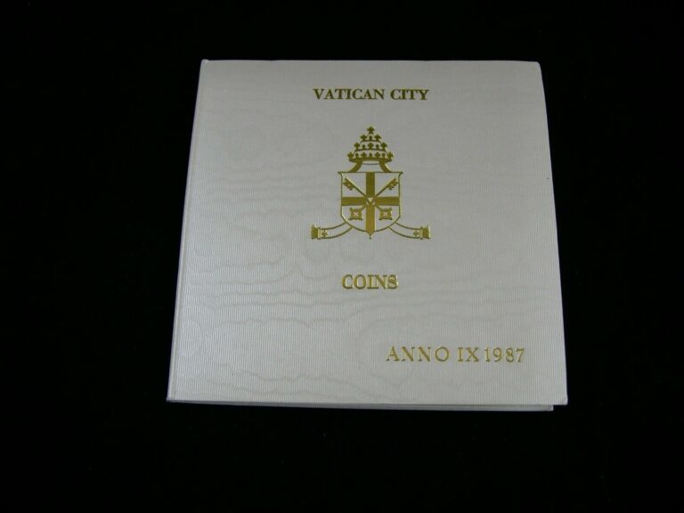 Read more about the article 1987 Vatican City 5 coin set “BU” 9th Year of John Paul II Pontificate