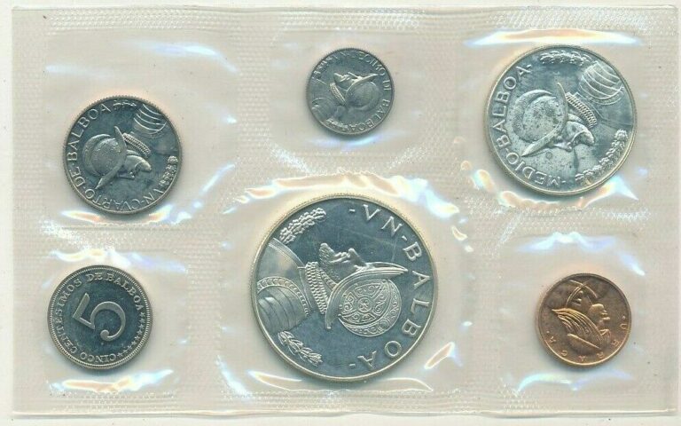 Read more about the article 1969 PANAMA 6 COIN PROOF SET-ORIGINAL PACKAGING-NICE! SHIPS FREE!