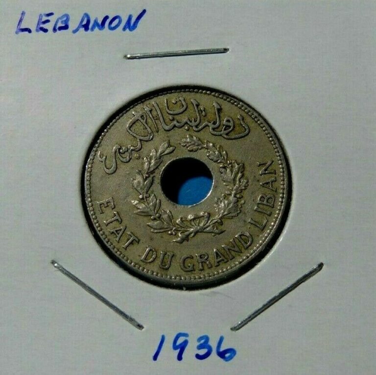 Read more about the article 1936 “One” PIASTRE  REPUBLIC OF LEBANON COIN