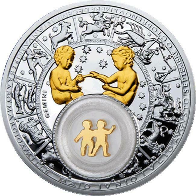 Read more about the article 2013 Belarus Zodiac Gemini Proof Finish Silver Coin