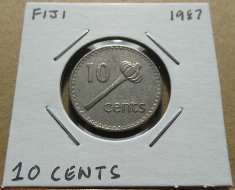 Read more about the article Fiji 10 Cents 1987 Coin in 2×2 Flip C0614