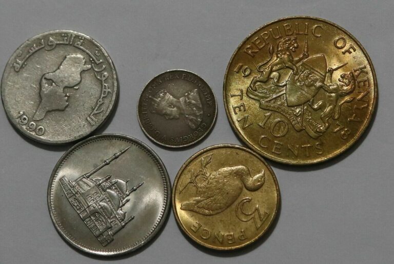 Read more about the article GAMBIA + KENYA and WEST AFRICA OLD COINS B41 XG18