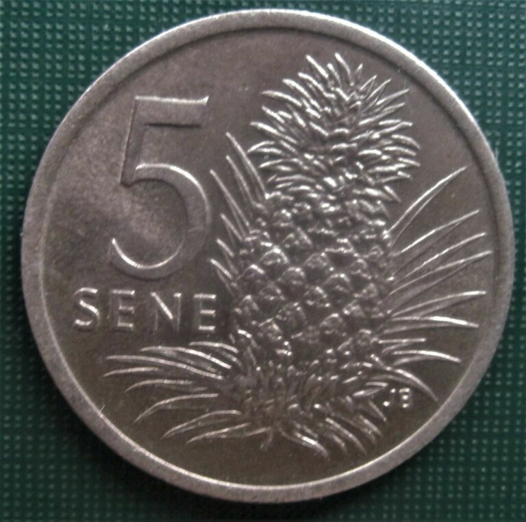 Read more about the article SAMOA 1974 Five Cent 5 Cent Pineapple1 Coin LOW SHIPPING