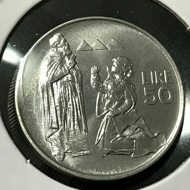 Read more about the article 1972 SAN MARINO 50 LIRA BRILLIANT UNCIRCULATED
