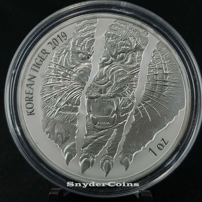 Read more about the article 2019 South Korea Silver Tiger BU in Capsule *20 000 Mintage*