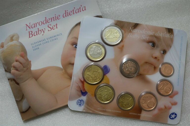 Read more about the article Slovakia 2009 KMS Euro Coin Set BU-BABY-KMS B38 BX16-81.