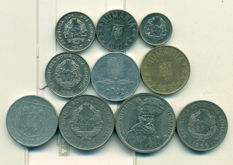 Read more about the article 10 DIFFERENT COINS from ROMANIA (10 DIFFERENT DENOMINATIONS)..Lot #1