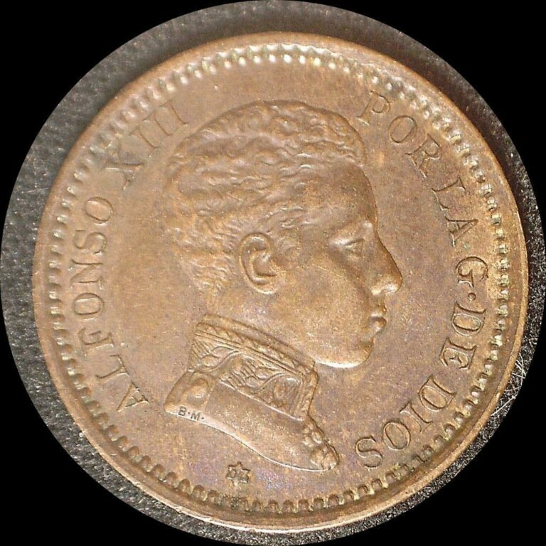 Read more about the article Spain 1904  2 Centimos HIGH GRADE