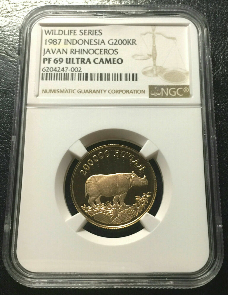 Read more about the article Indonesia 1987 Gold NGC PF69UC