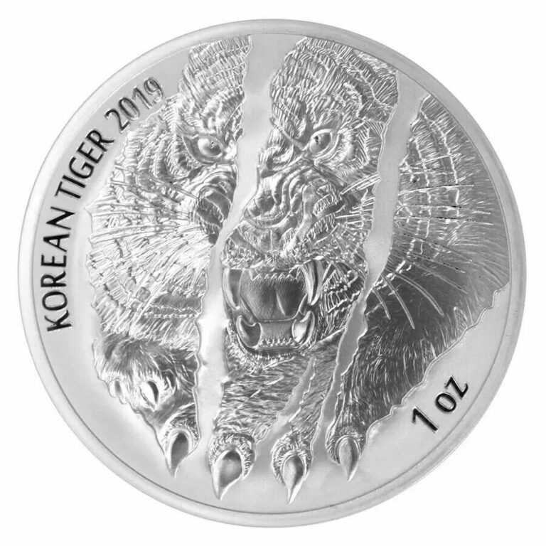 Read more about the article 2019 South Korea Silver Tiger BU in Capsule *20 000 Mintage*