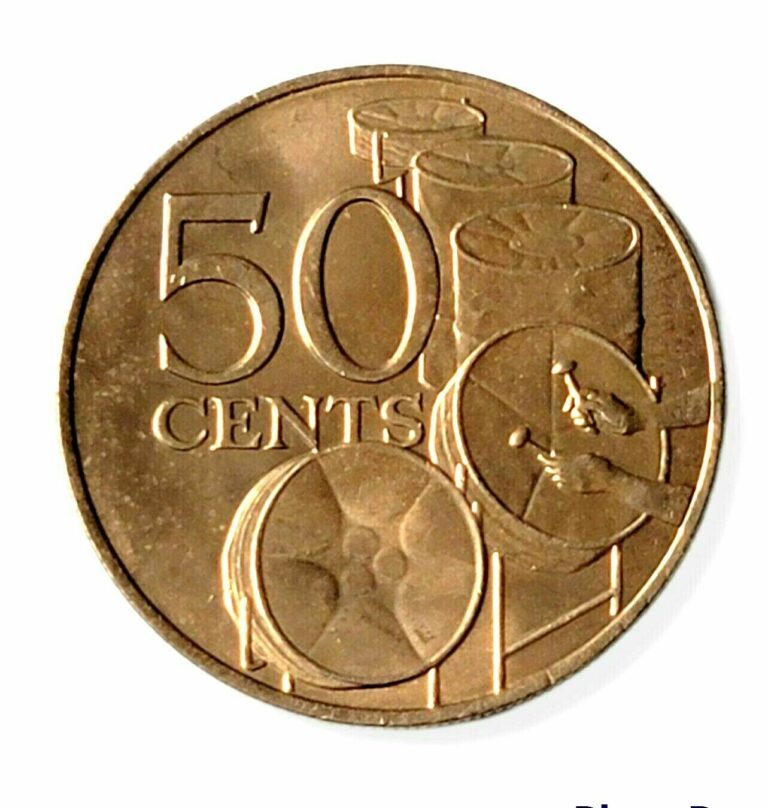 Read more about the article Trinidad Tobago TRINIDAD Cents TOBAGO Coin CENTS 1976 UNC