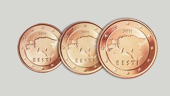 Read more about the article ESTONIA SET of Euro coins 2011 – 1 cent 2 cent 5 cent UNC