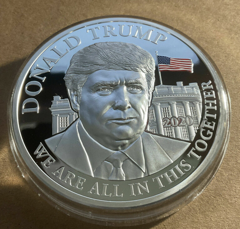 Read more about the article 2020 Cameroon S5000F Donald Trump High Relief 5oz Silver