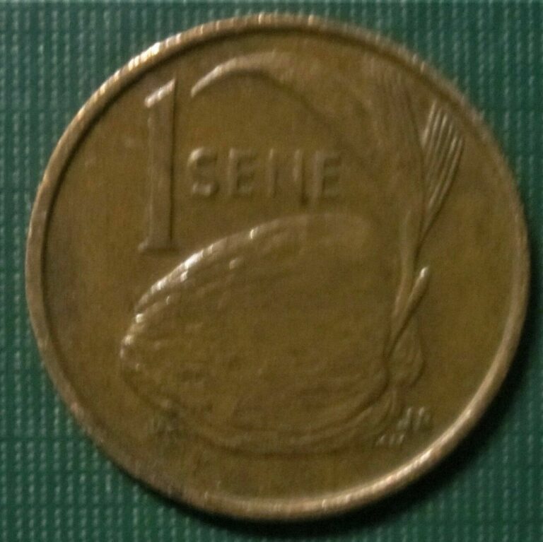 Read more about the article SAMOA 1974 One Sene 1 Cent Coconut 1 Coin LOW SHIPPING A