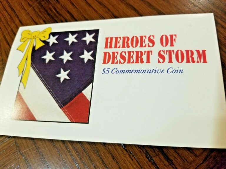 Read more about the article 🦅1991 Heroes Of Desert Storm $5 Commemorative Coin🦅 Marshall Islands OGP