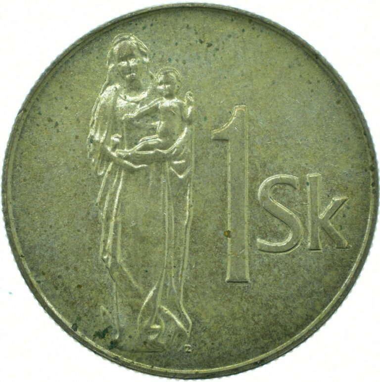 Read more about the article COIN / SLOVAKIA  / 1 SK 1993     #WT23191