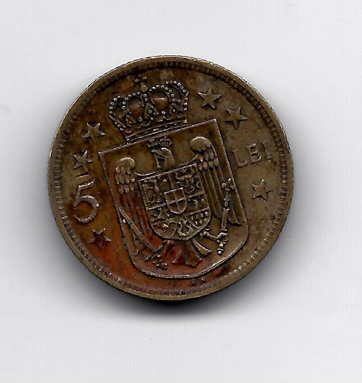 Read more about the article World Coins – Romania 5 Lei 1930 Coin KM# 48