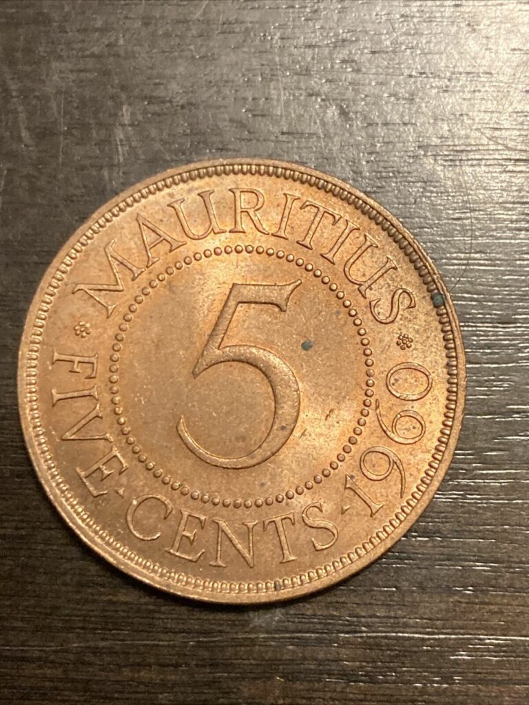 Read more about the article 1960 Mauritius Five Cents