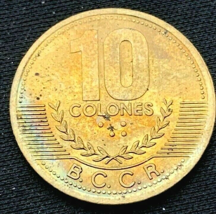Read more about the article Costa Rica 2002  10 Colones   Brass  Coin  UNC   #K771