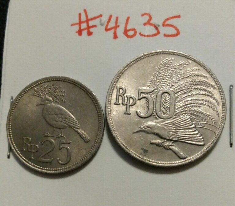 Read more about the article 🇮🇩🇮🇩 1971 Indonesia 25 and 50 Rupiah Coins 🇮🇩🇮🇩