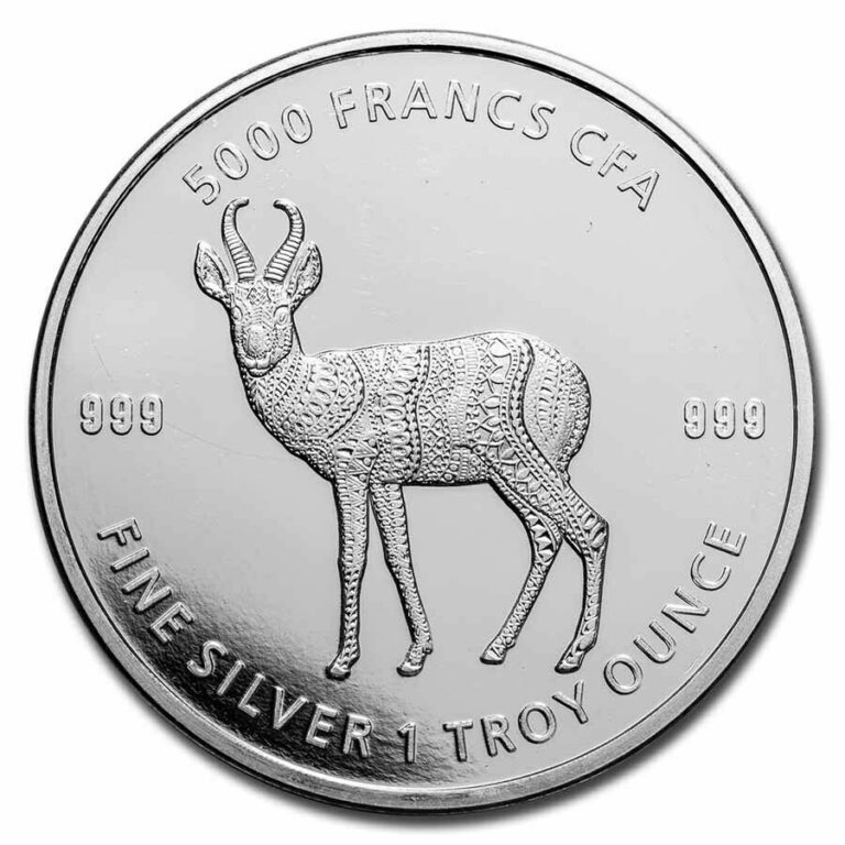 Read more about the article 2021 Republic of Chad 1 oz Silver Mandala Antelope (Abrasions) – SKU#237688