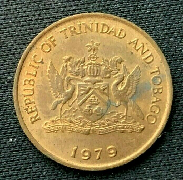 Read more about the article 1979 Trinidad and Tobago One Cent Coin XF +     World Coin  Bronze     #K1549