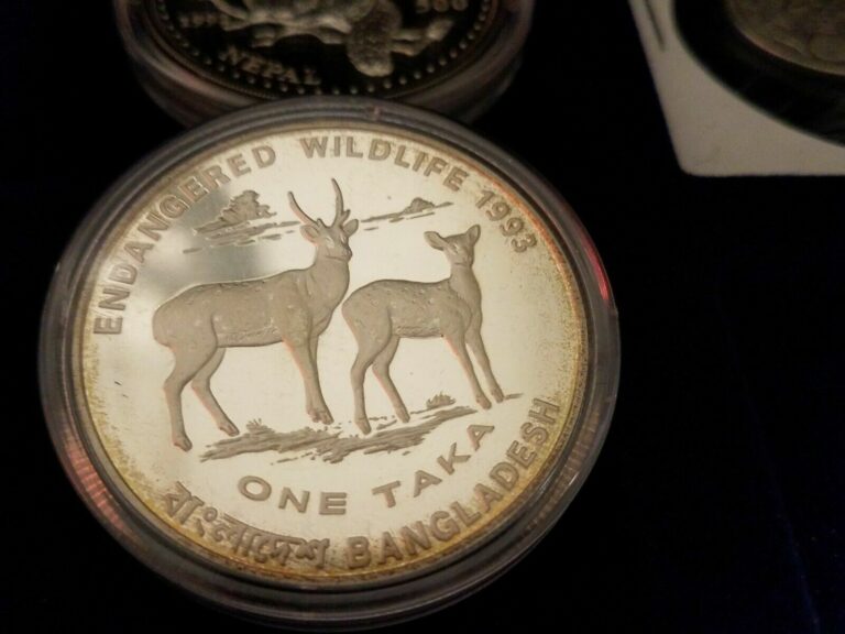 Read more about the article 1993 One Taka Silver Bangladesh Proof Coin – Endangered Wildlife