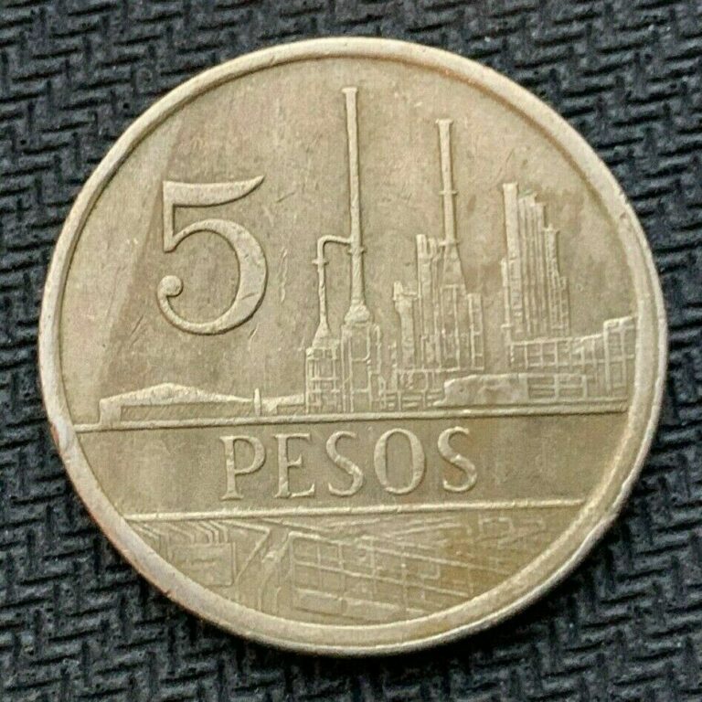 Read more about the article 1981 Colombia 5 Peso Coin XF   ( Easy set only 8 Years )   #B805