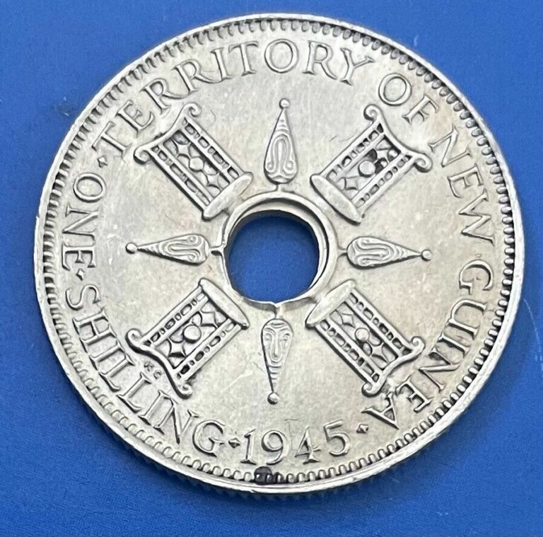 Read more about the article 1945 Papua New Guinea Shilling.. 92.5% Silver Coin