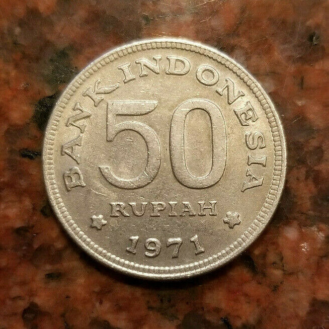 Read more about the article 1971 INDONESIA 50 RUPIAH COIN – #A5479